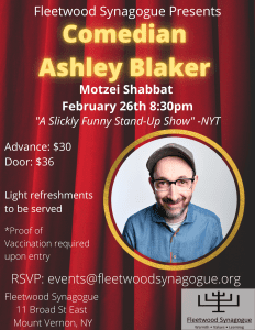 Comedian Ashley Blaker
