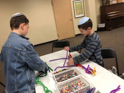 Sukkah Decorating 2019-13